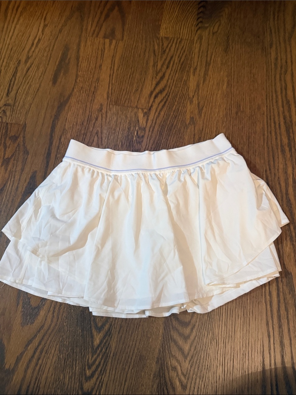 lululemon athletica court rival White Layered Circle Skirt